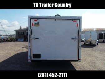 Used 2024 Covered Wagon Trailers 8.5x20 Cargo / Enclosed Trailer / Car Hauler / Motorcycle Trailer / 5200# Axles / (16) D-Rings / Ramp