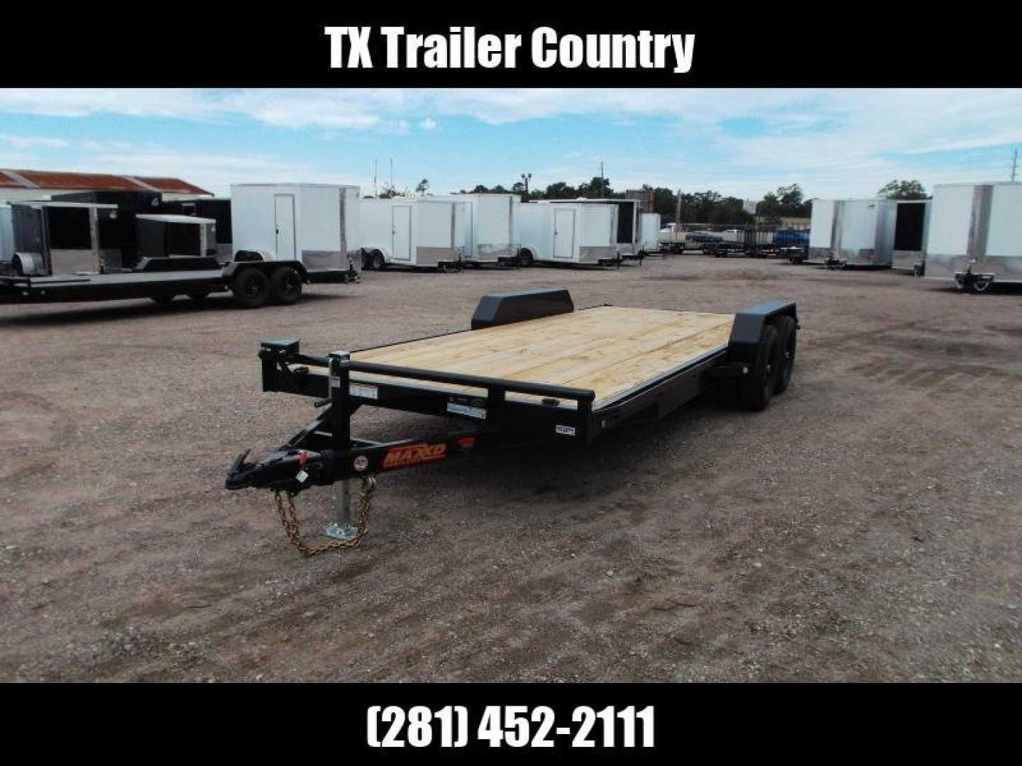 New 2024 Maxxd 83X20 10K Car Hauler / Racing Trailer / Flat Deck Rental Trailer