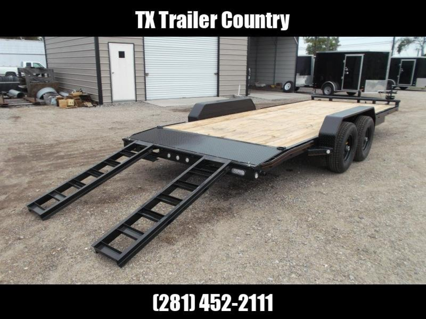 New 2024 Maxxd 83X20 10K Car Hauler / Racing Trailer / Flat Deck Rental Trailer