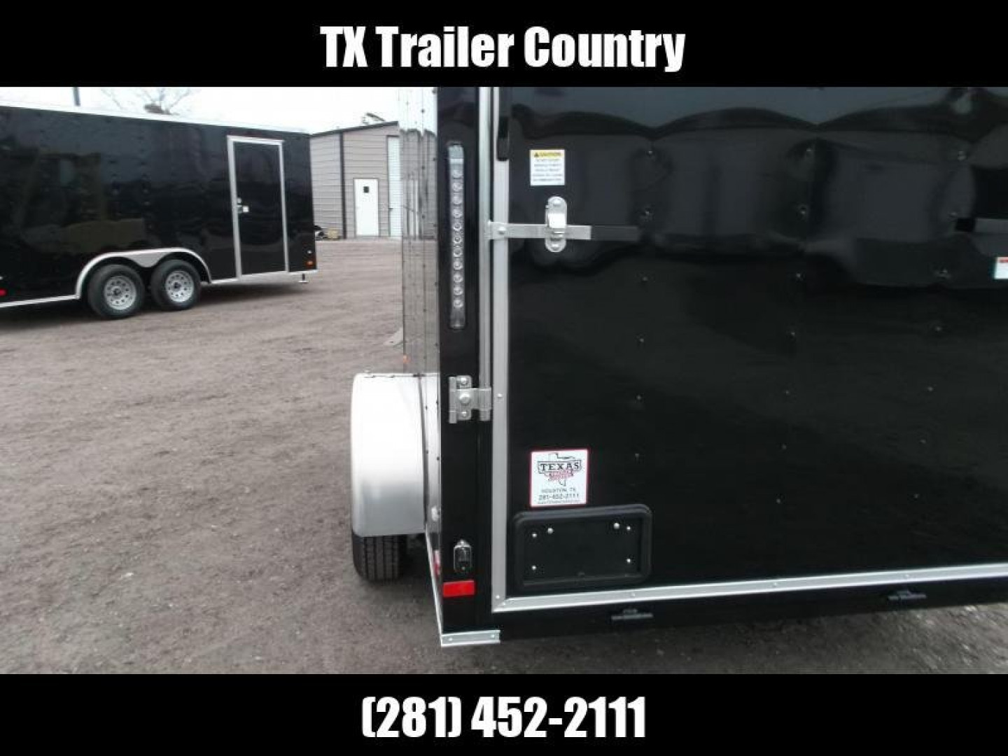 Used 2024 Covered Wagon Trailers 6x10 Motorcycle Trailer / Cargo Trailer / Ramp / D-rings