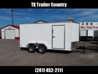 New 2024 Covered Wagon Trailers 7x14 Cargo Trailer / Enclosed Trailer / Motorcycle Trailer / Ramp / (8) D-rings