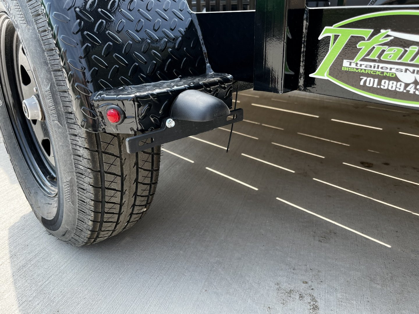 New SUPER PRICE NEW 2024 H&H 82x14 STEEL ATV/UTV Utility Trailer with ATV Side RAMPS