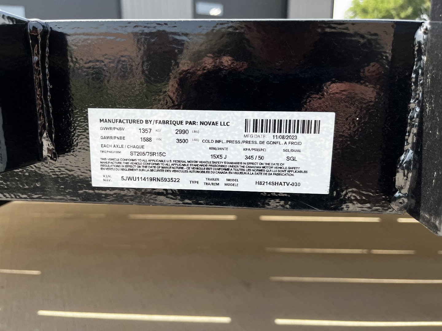 New SUPER PRICE NEW 2024 H&H 82x14 STEEL ATV/UTV Utility Trailer with ATV Side RAMPS