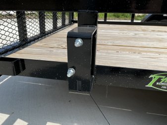 New SUPER PRICE NEW 2024 H&H 82x14 STEEL ATV/UTV Utility Trailer with ATV Side RAMPS