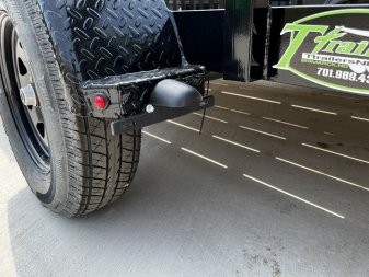 New SUPER PRICE NEW 2024 H&H 82x14 STEEL ATV/UTV Utility Trailer with ATV Side RAMPS