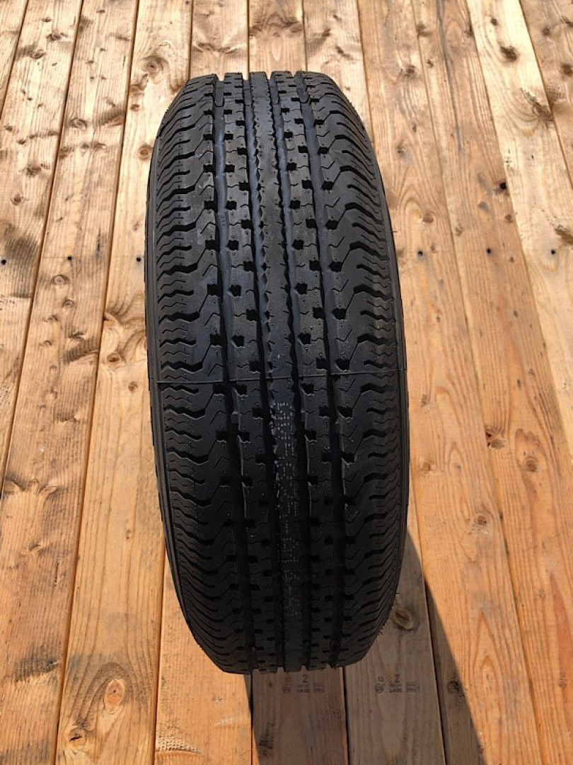 New Tire and wheel 6 lug x 5.5 lug pattern 205/75/15 Tire/ALUMINUM Wheel