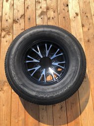 New Tire and wheel 8 lug x 6.5 lug pattern 235/80/16 Tire/ALUMINUM Wheel