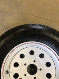 New Only 5 available 5 lug x 5 lug pattern 205/75/15 Tire/Wheel
