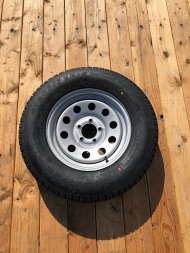 New Tire and wheel 5 lug x 4.5 lug pattern 205/75/15 Tire/Wheel