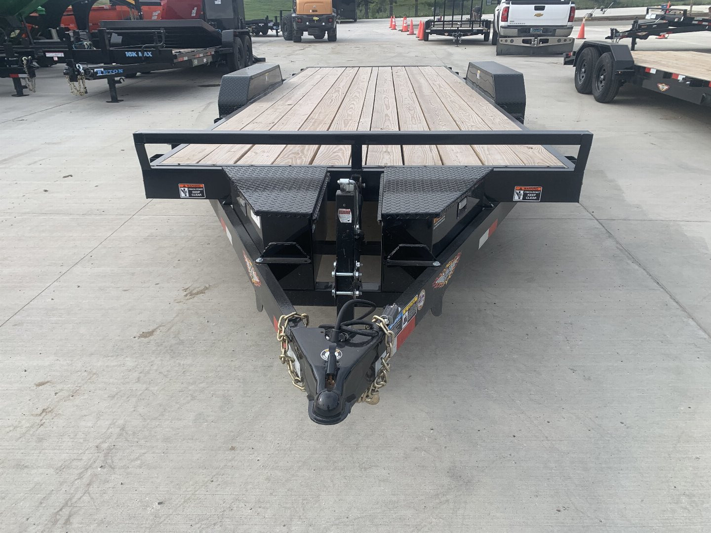 New NEW 2024 H&H Speedloader 20’ POWER TILT 2-5200 lb axles=10K Tilt Trailer