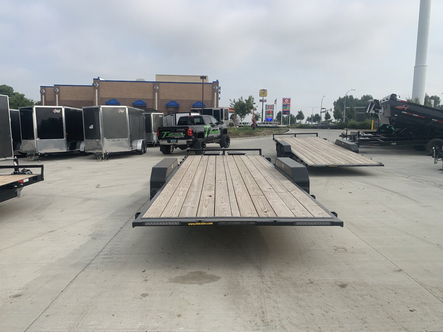 New NEW 2024 H&H Speedloader 20’ POWER TILT 2-5200 lb axles=10K Tilt Trailer