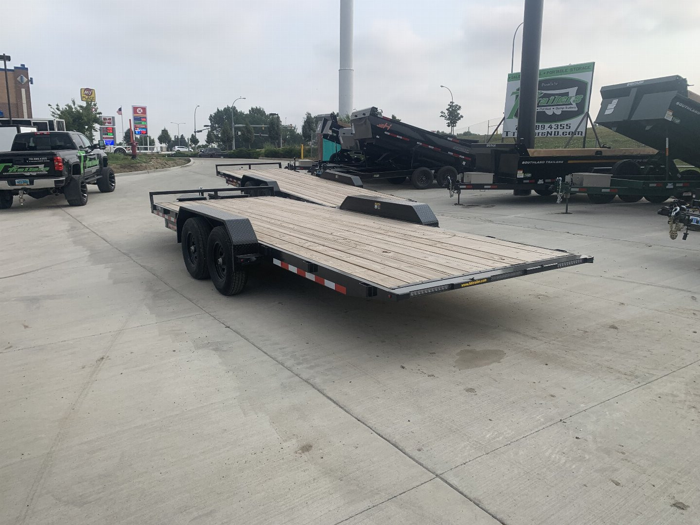 New NEW 2024 H&H Speedloader 20’ POWER TILT 2-5200 lb axles=10K Tilt Trailer