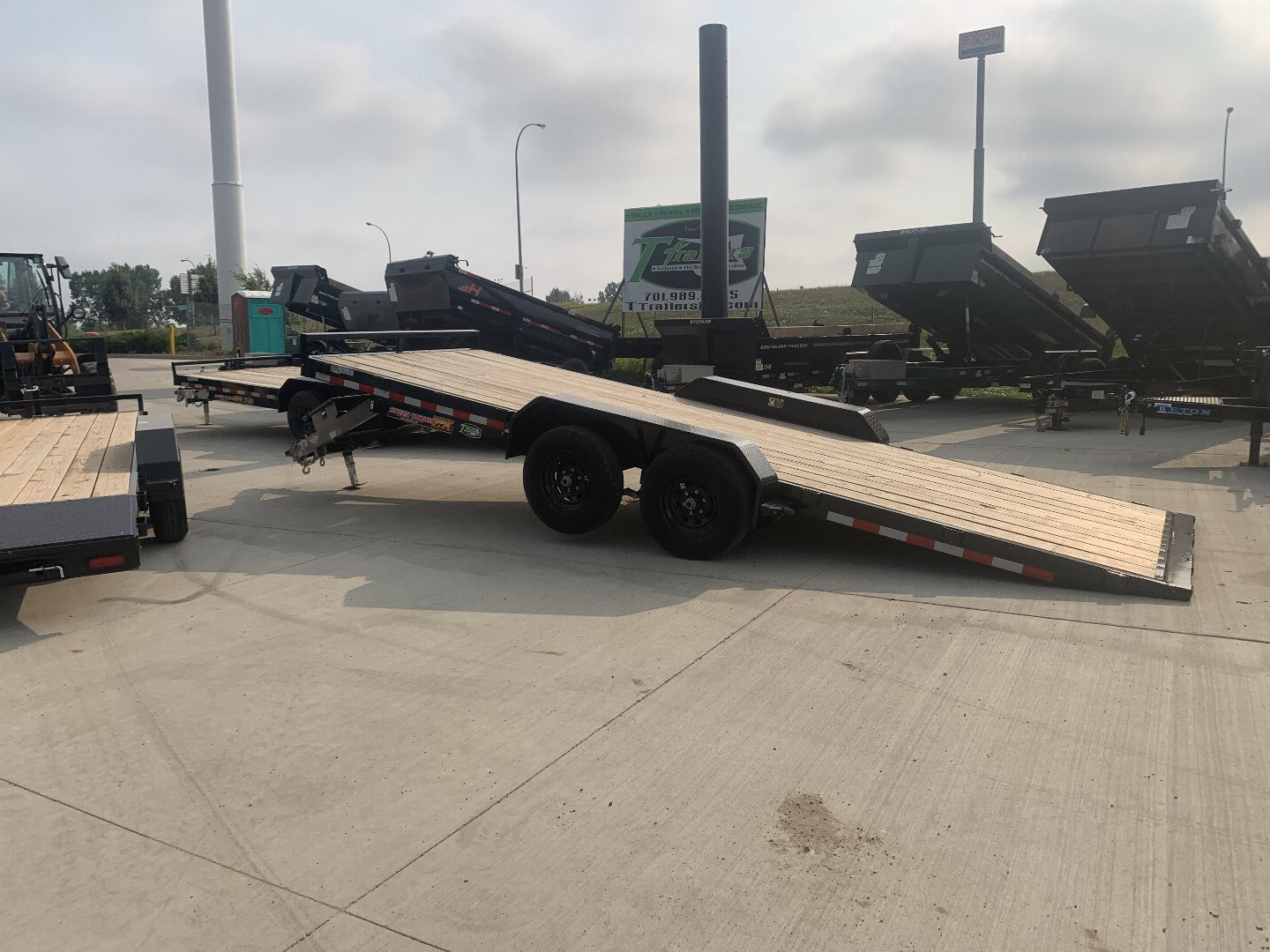 New NEW 2024 H&H Speedloader 20’ POWER TILT 2-5200 lb axles=10K Tilt Trailer