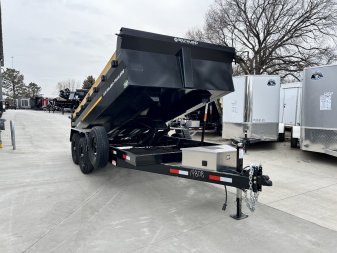 New LOWEST PRICES 2026 Southland 14ft Low Profile Dump Trailer 2-7000 lb axles =14K with Ramps