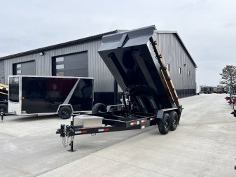 New LOWEST PRICES 2026 Southland 14ft Low Profile Dump Trailer 2-7000 lb axles =14K with Ramps