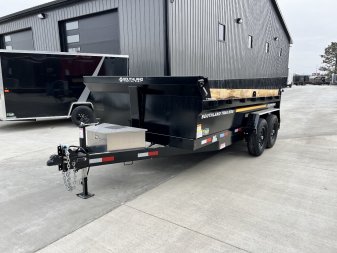 New LOWEST PRICES 2026 Southland 14ft Low Profile Dump Trailer 2-7000 lb axles =14K with Ramps