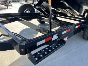 New 2026 Southland 7x14 Low Profile Dump Trailer 2-8000 lb axles = 16K aluminum ramps and Tarp Included