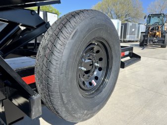 New 2026 Southland 7x14 Low Profile Dump Trailer 2-8000 lb axles = 16K aluminum ramps and Tarp Included