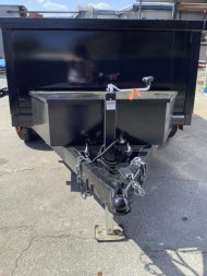 New 2024 6x12TA 12K Dump Trailer w/ 2' Walls