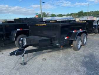 New 2024 6x12TA 12K Dump Trailer w/ 2' Walls