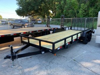 New 2024 7x20TA 10K HD Utility Trailer