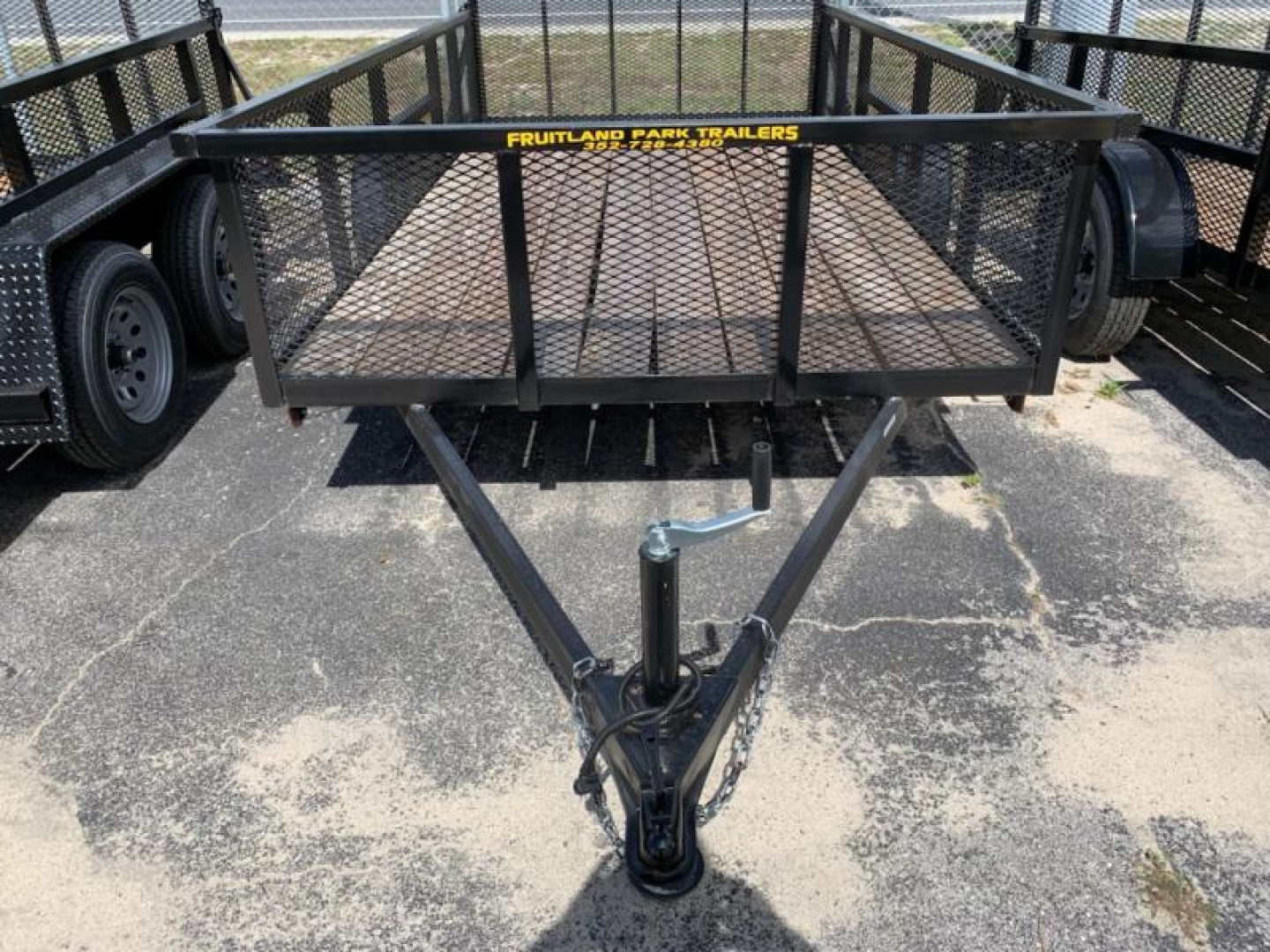 New 2023 5X10SA Utility Trailer / 2' Mesh