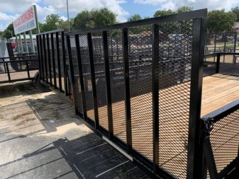 New 2023 5X10SA Utility Trailer / 2' Mesh