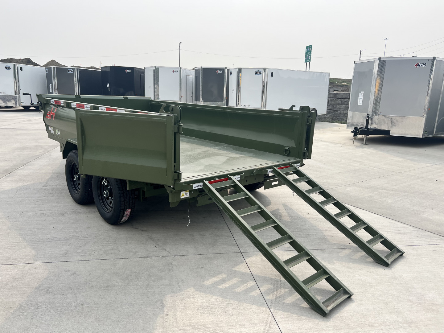 New 2025 Horizon Trailers HZ6 12ft dump Dump Trailer