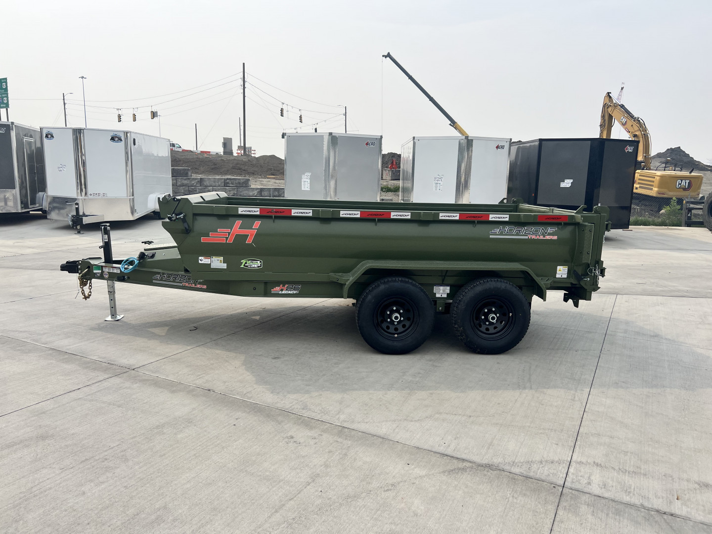 New 2025 Horizon Trailers HZ6 12ft dump Dump Trailer