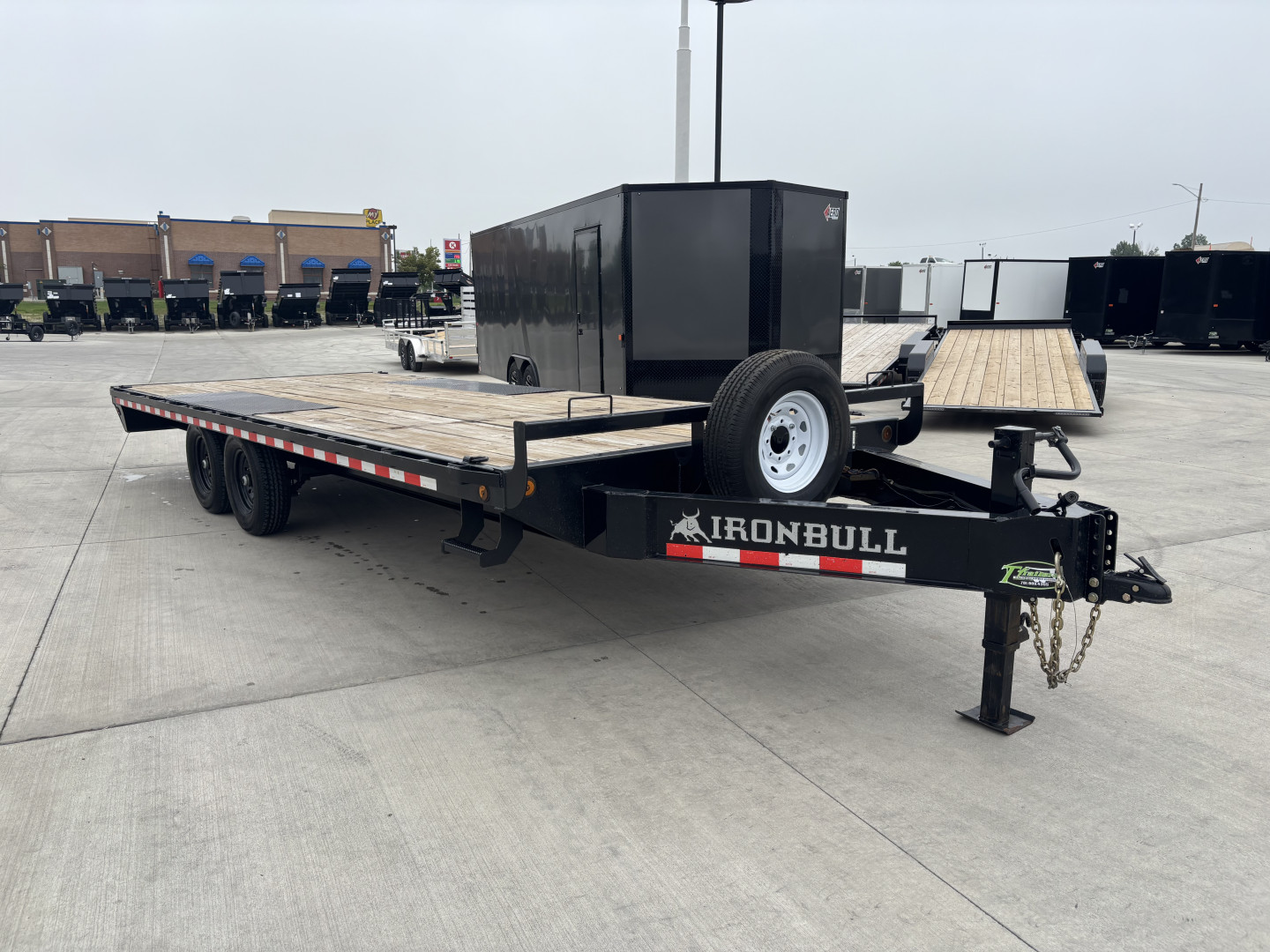 Used 2021 Norstar 22 ft deckover Flatbed Trailer