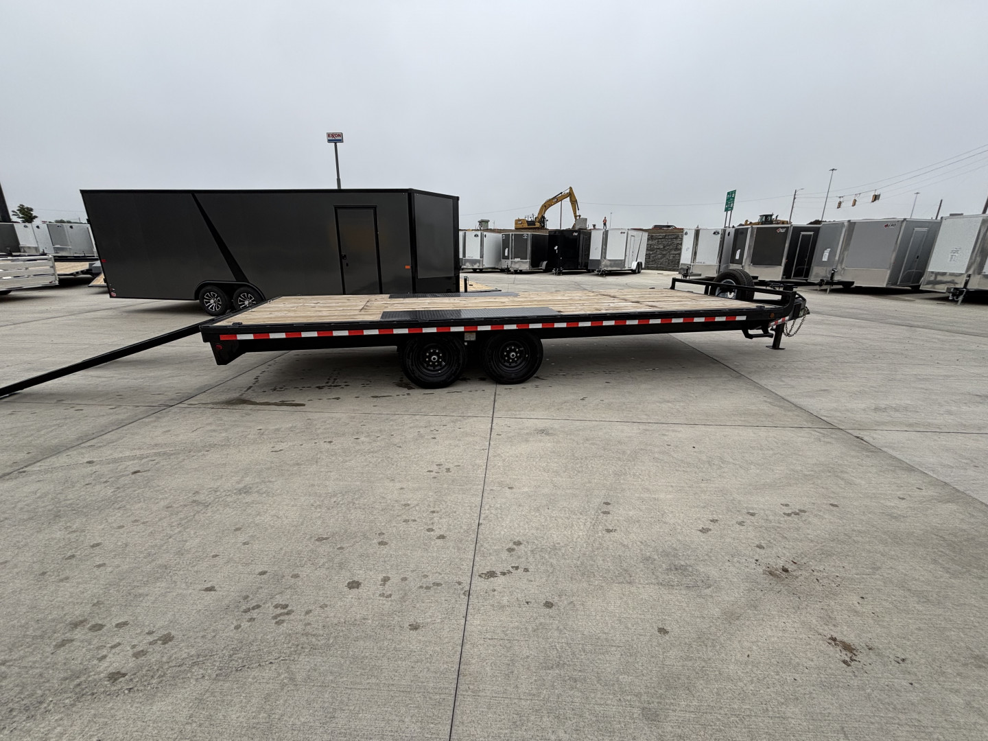 Used 2021 Norstar 22 ft deckover Flatbed Trailer