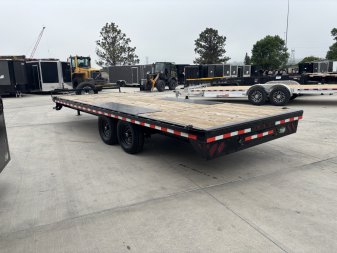 Used 2021 Norstar 22 ft deckover Flatbed Trailer