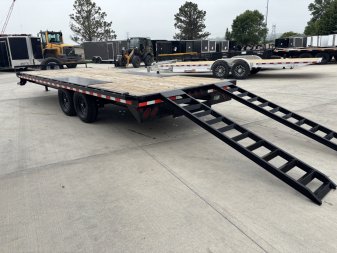 Used 2021 Norstar 22 ft deckover Flatbed Trailer
