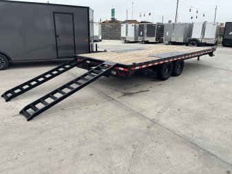 Used 2021 Norstar 22 ft deckover Flatbed Trailer