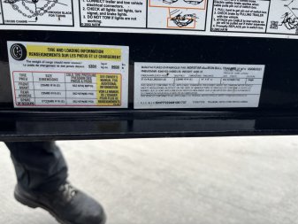 Used 2021 Norstar 22 ft deckover Flatbed Trailer