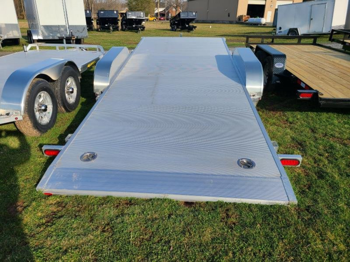 New 2026 Aluma 8218TILT-TA-EL-RTD Tilt Hauler Car / Racing Trailer