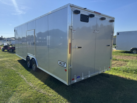 New 2026 E-Z Hauler EZEC8.5X24CH-XLT-P Car Hauler 6 FOOT 10 INCH INTERIOR HEIGHT 4 FOOT ESCAPE DOOR FREE ALUMINUM WHEEL UPGRADE SUMMER SALE ON NOW