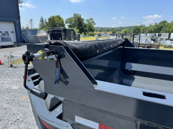 New 2025 BELMONT DLX8216-16K 7x16 Heavy Duty 16k Low Profile Dump, 5 Stage Telescopic Cylinder, With Power Tongue Jack, Cordless Remote, Tarp Kit Included