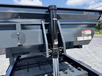 New 2025 BELMONT DLX8216-16K 7x16 Heavy Duty 16k Low Profile Dump, 5 Stage Telescopic Cylinder, With Power Tongue Jack, Cordless Remote, Tarp Kit Included