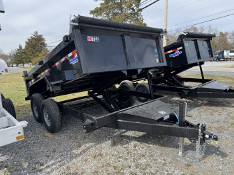 New 2025 HAWKE TRAILERS 7X12 HD Low Pro 12000 Lb Dump Free Tarp Kit Dump Trailer