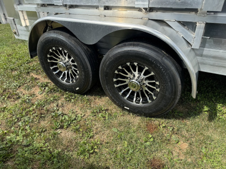 New 2027 Mission MODP7X14 Aluminum 14k Low Pro Dump 2 Foot Sides Dump Trailer FREE TARP KIT FREE ALUMINUM WHEEL UPGRADE