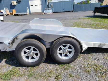 New 2026 Aluma 8220H-TILT-TA-EL-RTD Heavy Tilt Hauler Car / Racing Trailer