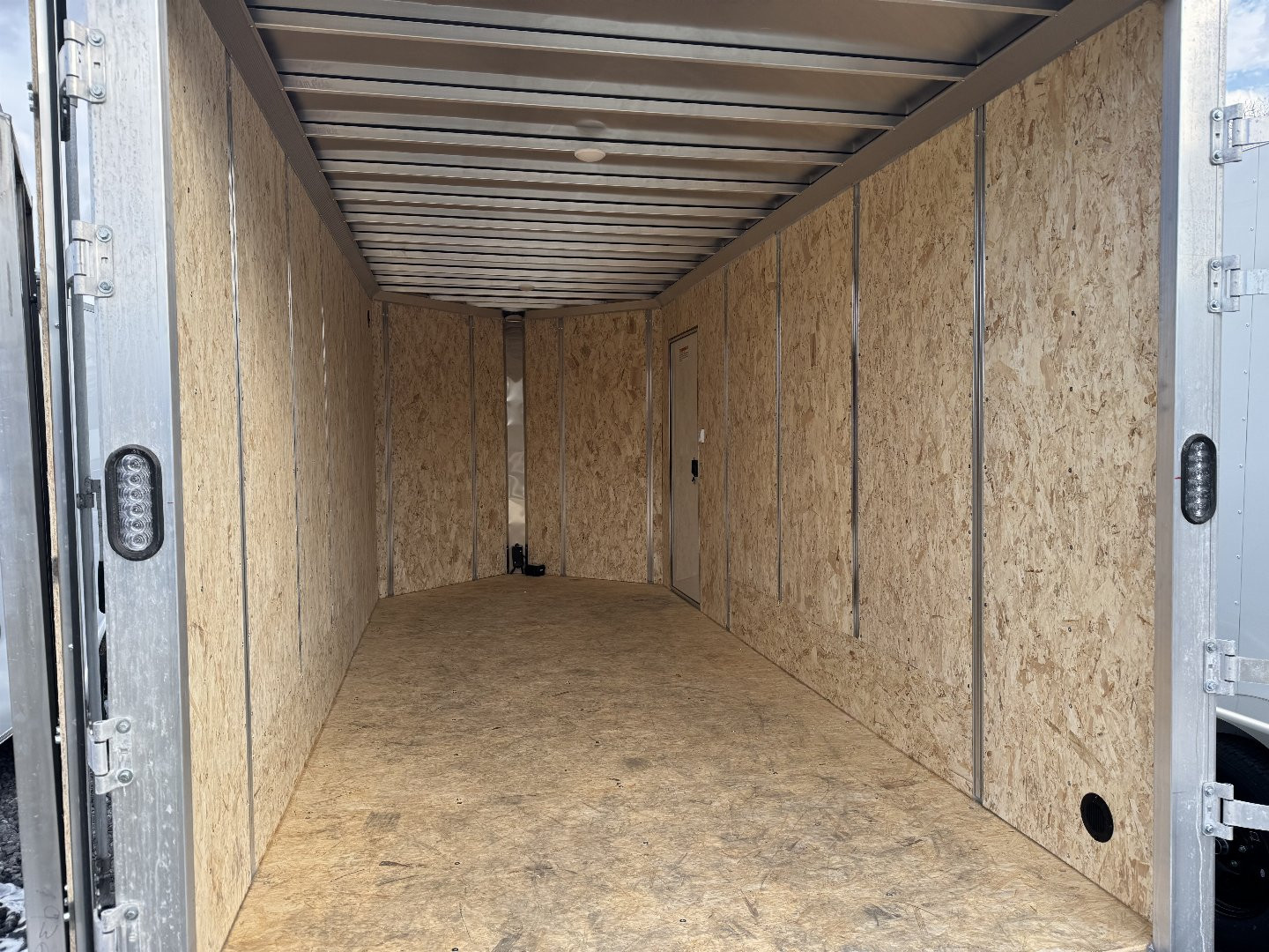 New 2025 E-Z HAULER 7X16 Aluminum Construction Trailer Cargo / Enclosed Trailer With Integrated Wall System