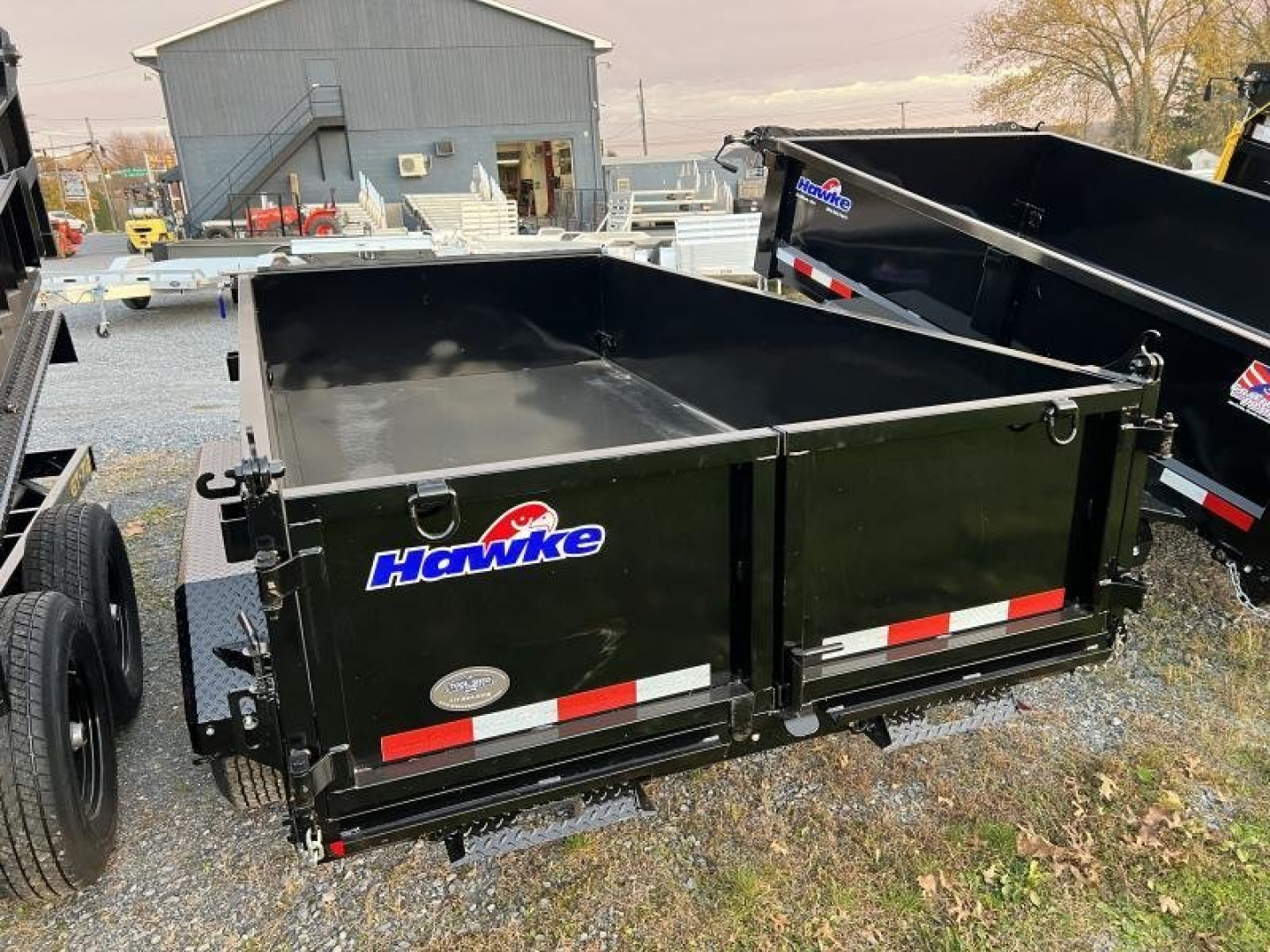 New 2025 HAWKE TRAILERS Hawke 6X12 HD Low Pro 10000 Lb Dump Free Tarp Kit Dump Trailer