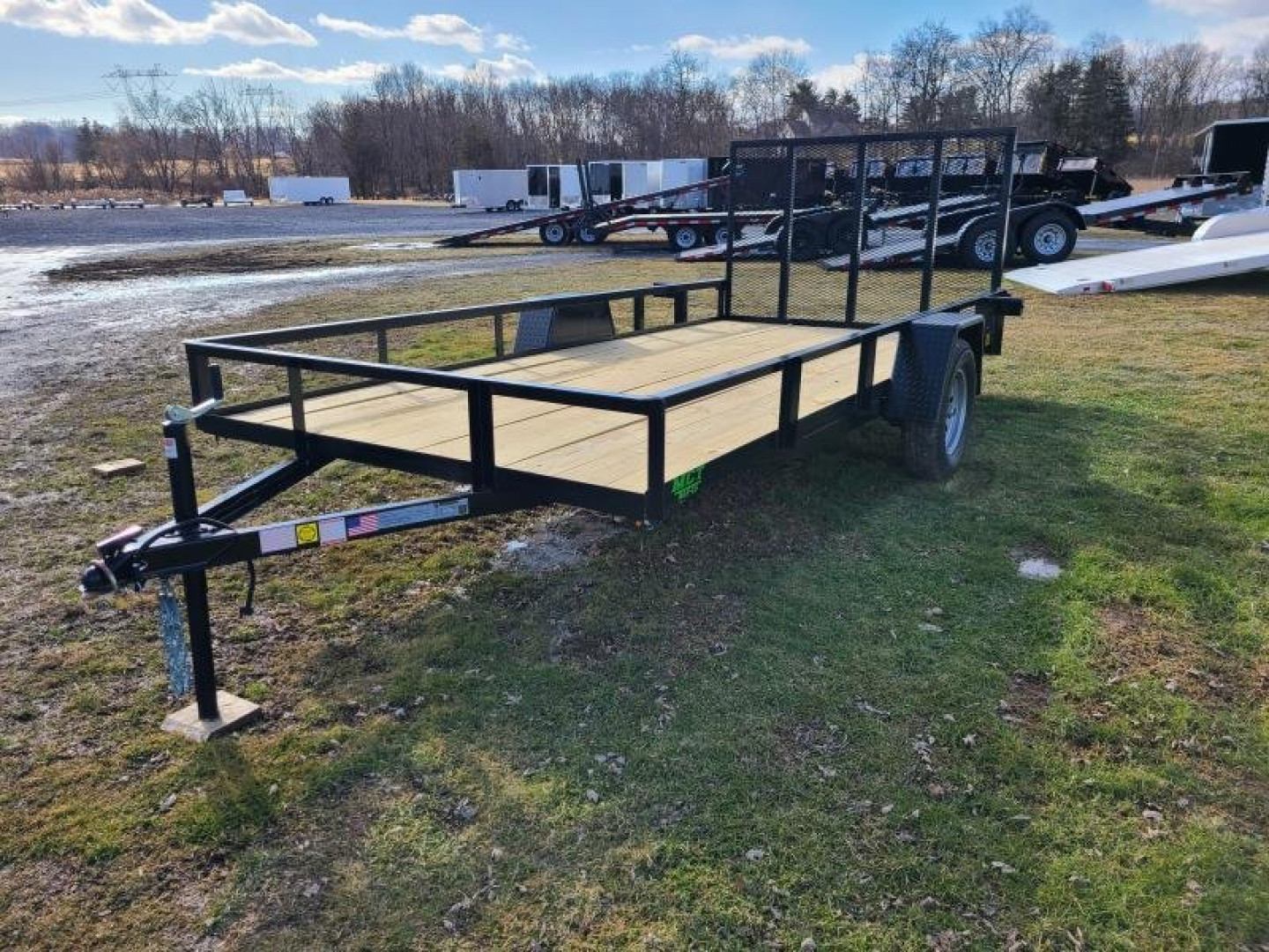 New 2025 MCT 6'4"x14' Landscape Trailer Utility Trailer