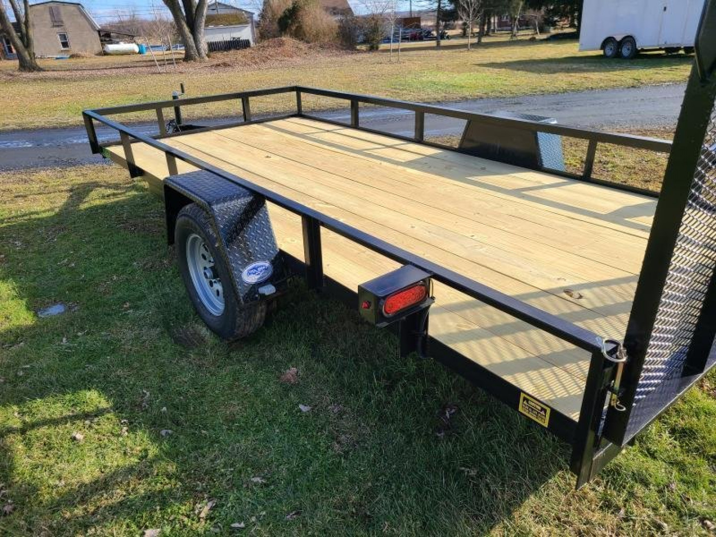 New 2025 MCT 6'4"x14' Landscape Trailer Utility Trailer