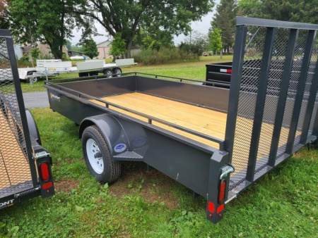 New 2026 Belmont - 6'x12' Solid Side Single Axle UT612SS Utility Trailer