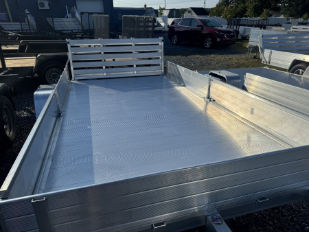 New 2026 Aluma 8112S-R-BT-SR 2 Place ATV w/ BiFold Gate ATV Trailer