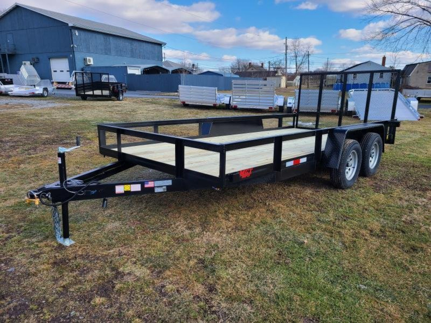 New 2026 MCT MFG 6'10"x14' Landscape trailer Utility Trailer