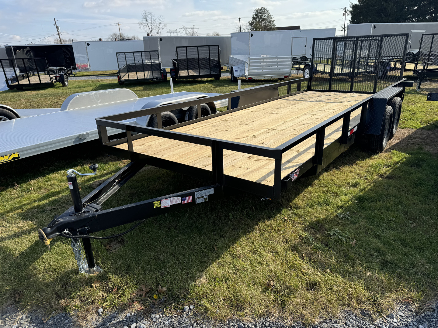 New 2026 MCT MFG 6'10"x20' Landscape trailer Utility Trailer 7000 LB GVW